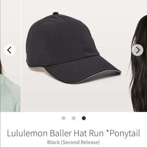 Lululemon high ponytail baller hat